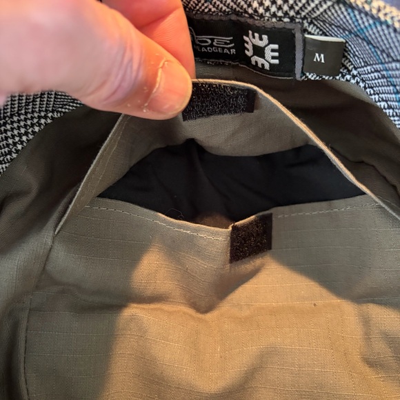 Tribe Headgear Stash Cap Plaid Military Hat Hidden Pocket NWT - Picture 6 of 7